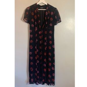 The Kooples | Silk Mid-Length Dress